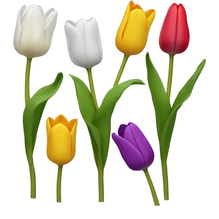 Tulipanes  emoji