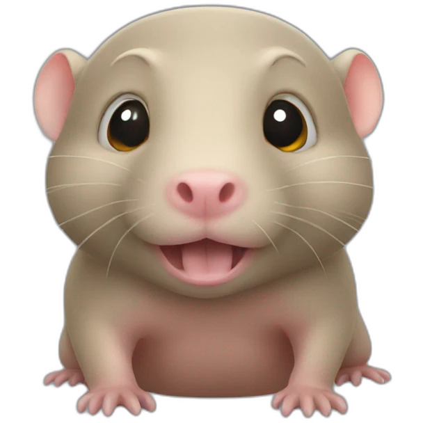 naked mole rat emoji