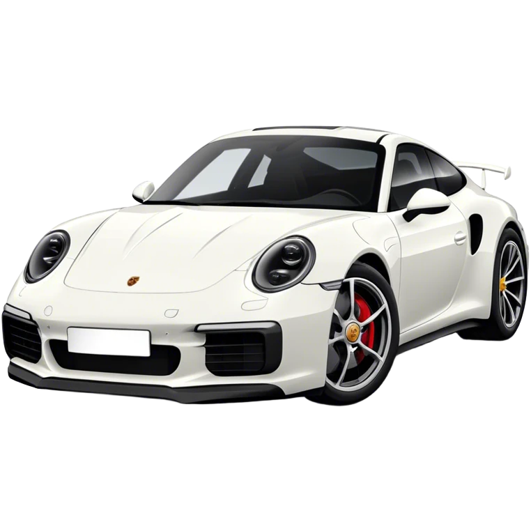 Porsche 911 - Porsche (Model Year: 2021) (Iconic colour: Black) emoji
