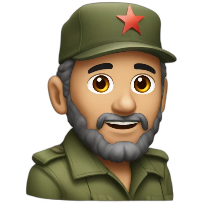 Fidel Castro jeune emoji