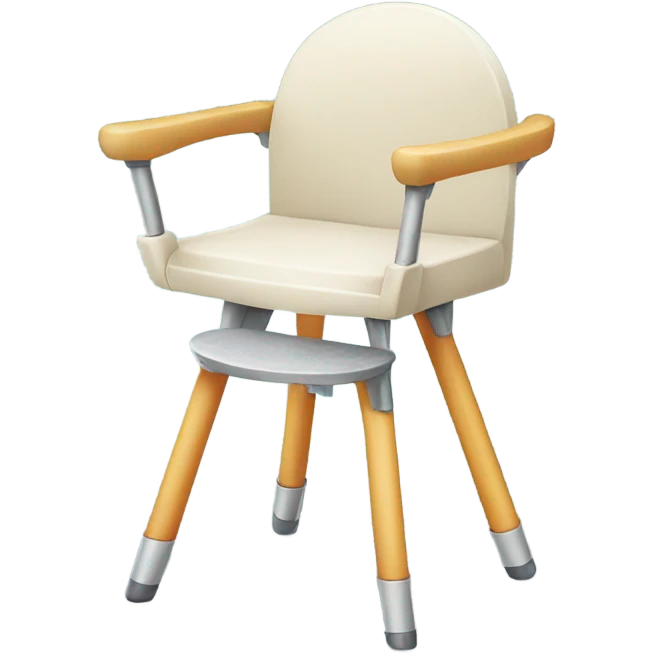 Children's stylish high chair emoji
