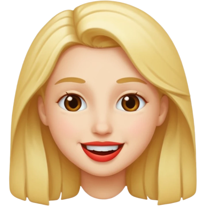 Kiss and smile emoji