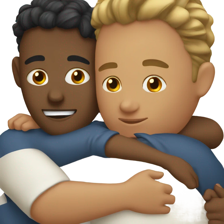 2 people cuddling emoji
