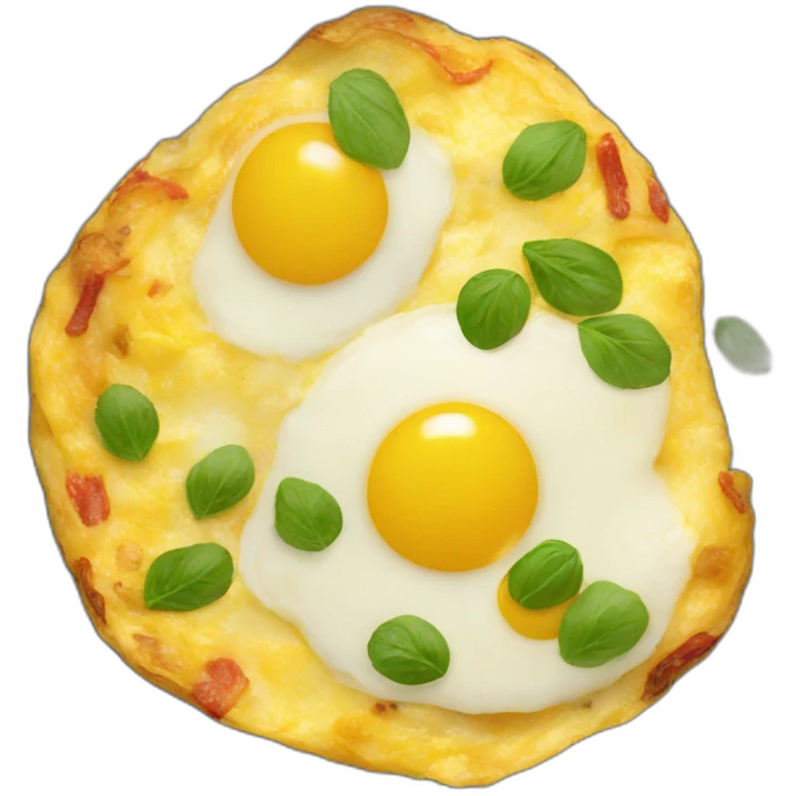 spanish omelette without tomato emoji