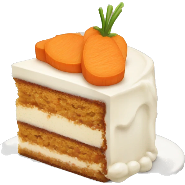 slice of carrot cake emoji