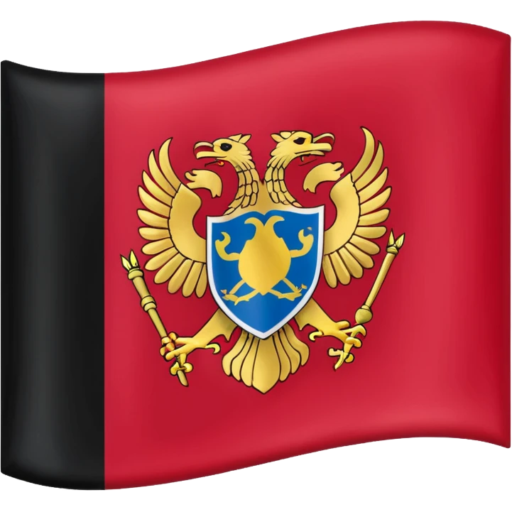 Make me the dardania flag of kosovo as a IOS emoji emoji