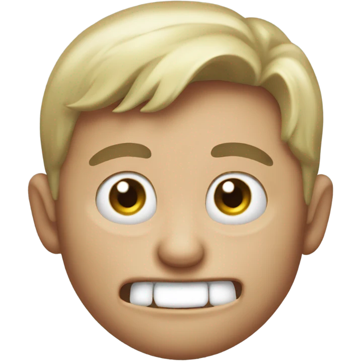 harry potter mewing and pointing at his jaw emoji