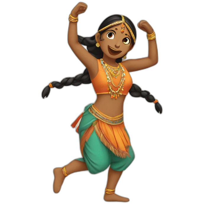 Indienne qui danse emoji