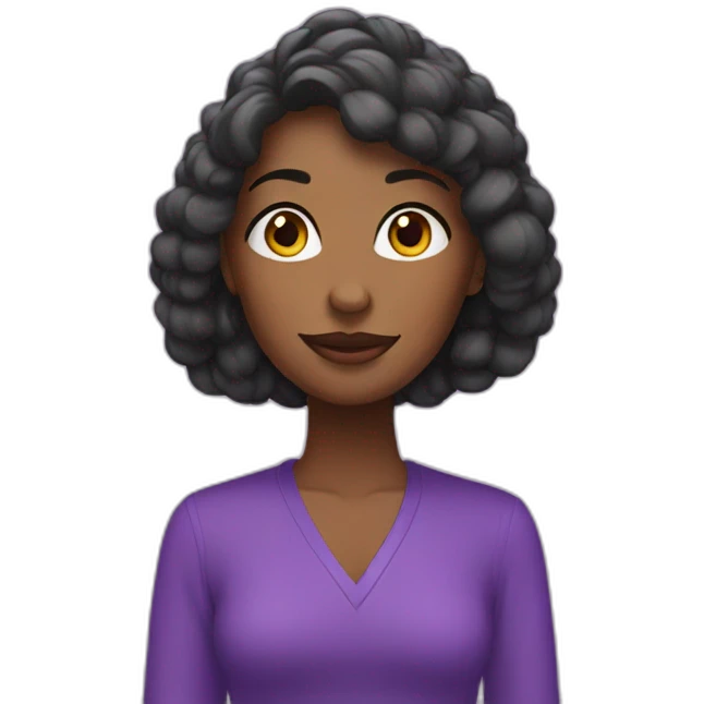W VIOLET VIBRANT emoji