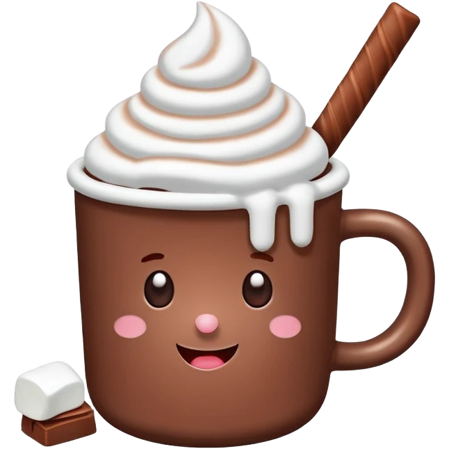 Tazzina con marhsmellow emoji