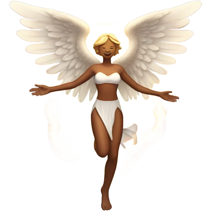 angel surrounded by fire
 emoji