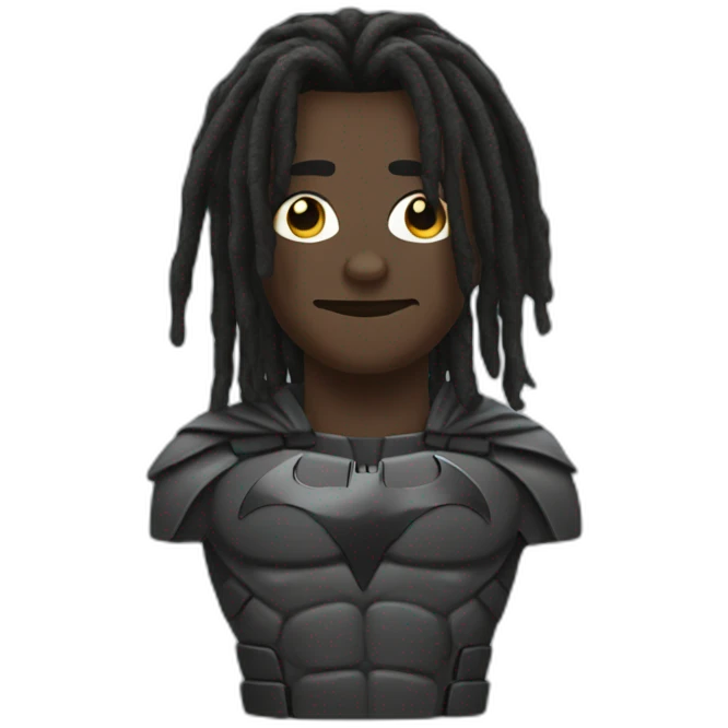 batman with dreads emoji