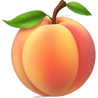 Peach emoji
