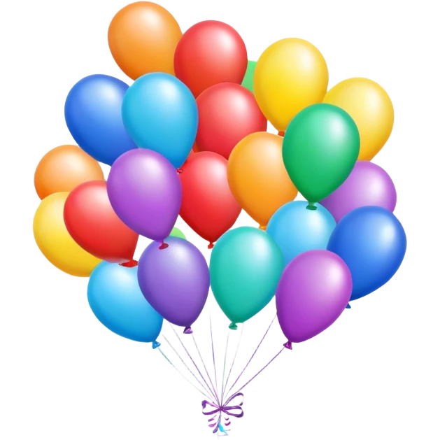 The words “where you be “ in balloons  emoji