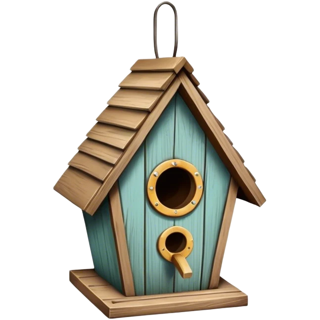 Birdhouse rustic emoji