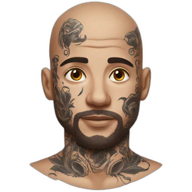 Tattoo man emoji