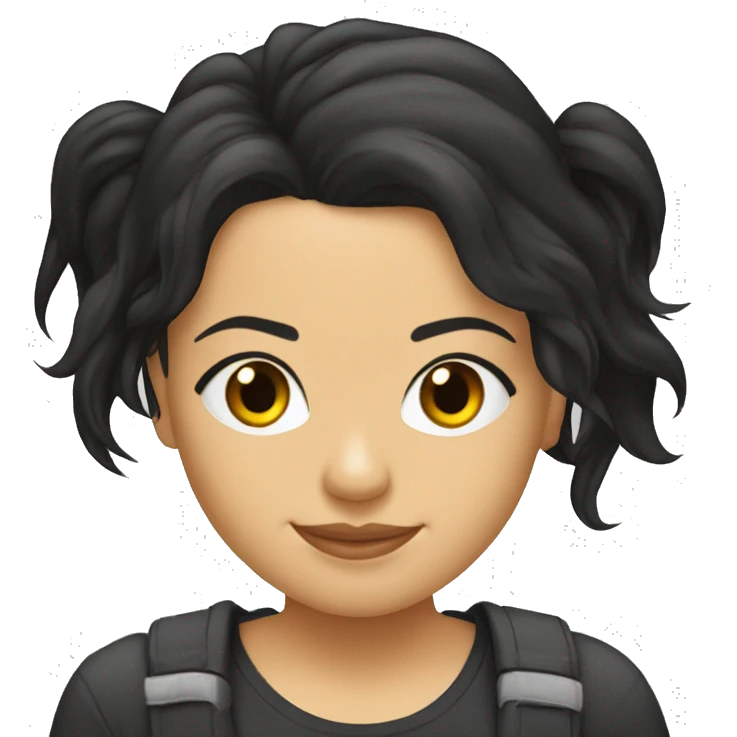 michelle rodriguez cartoon wearing tee emoji