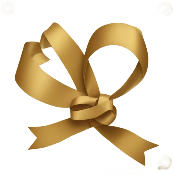 Card with ribbon  emoji