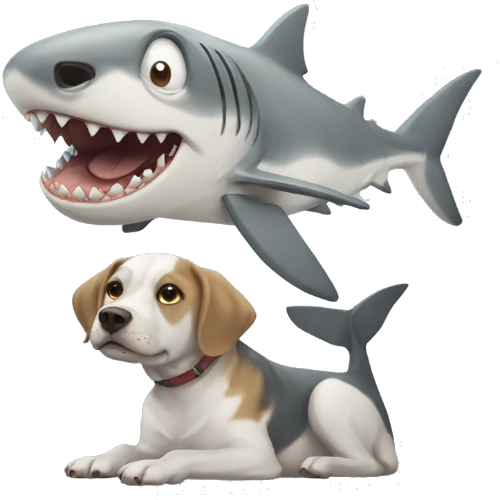 shark+dog emoji