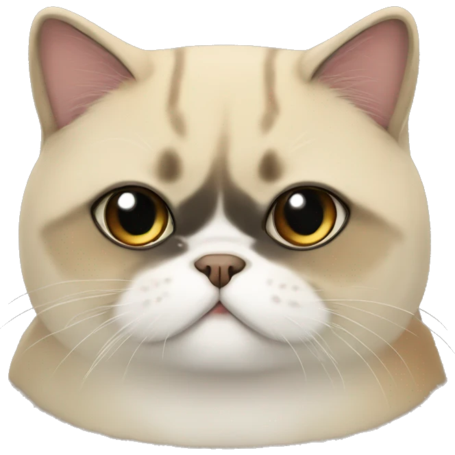 Exotic shorthair emoji