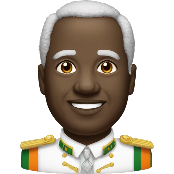 Président de la côte d'Ivoire  emoji