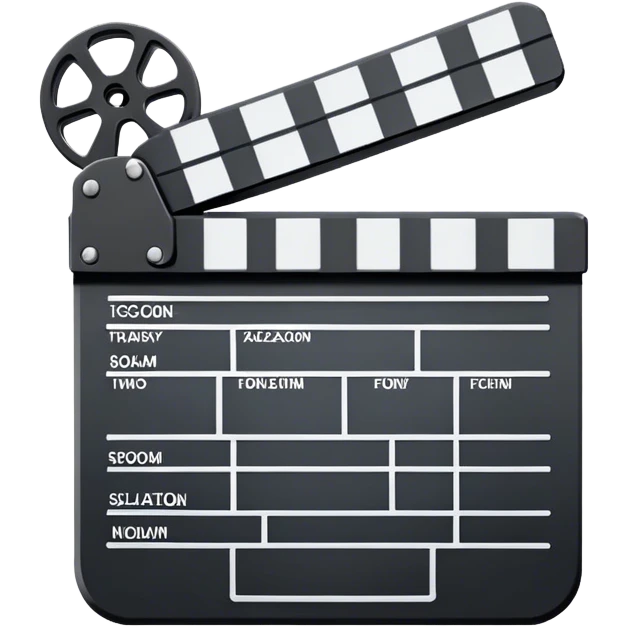 film slate emoji