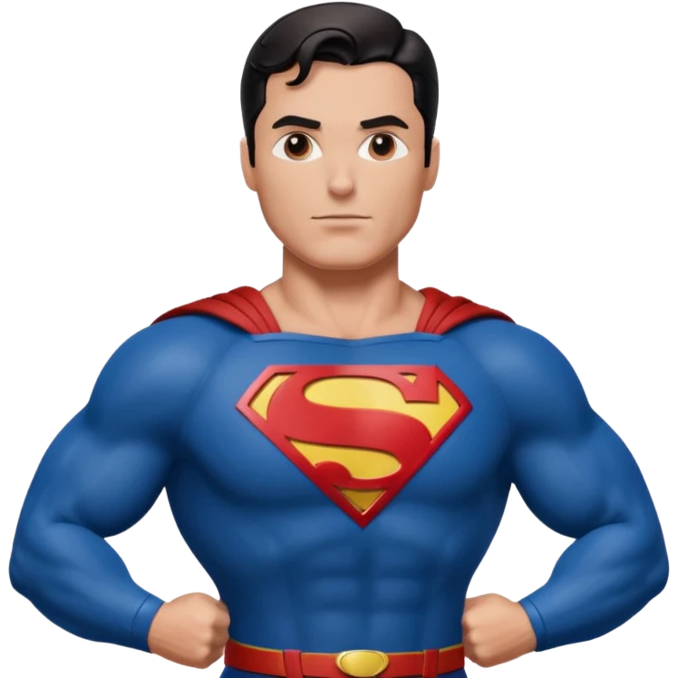 superman standing emoji