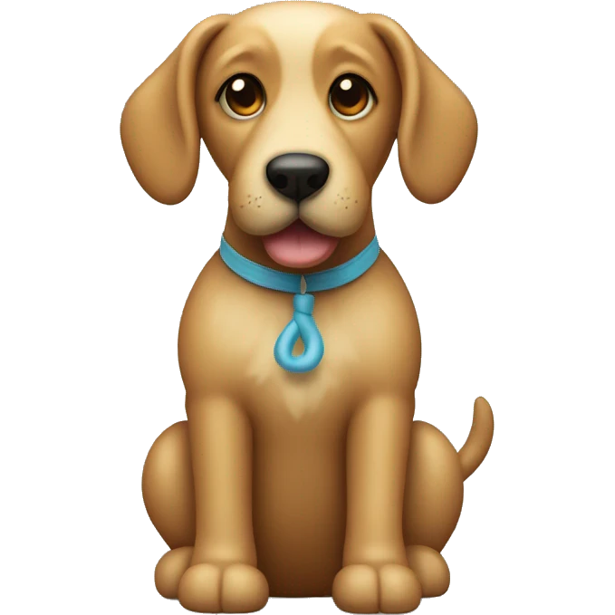 Balloon animal dog emoji