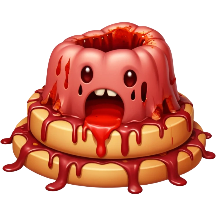 Bloody pile of guts emoji