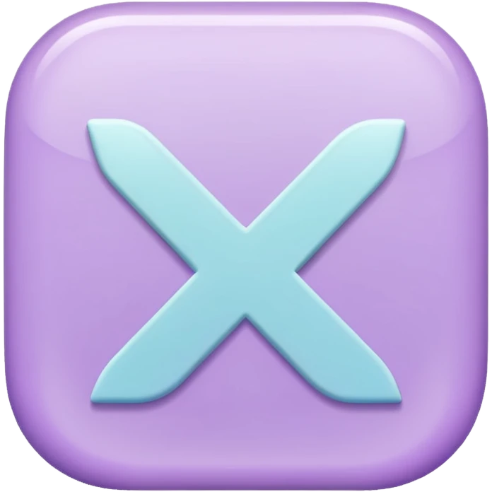 Pastel purple Checkmark emoji