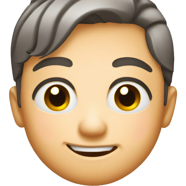 Winking blushing emoji