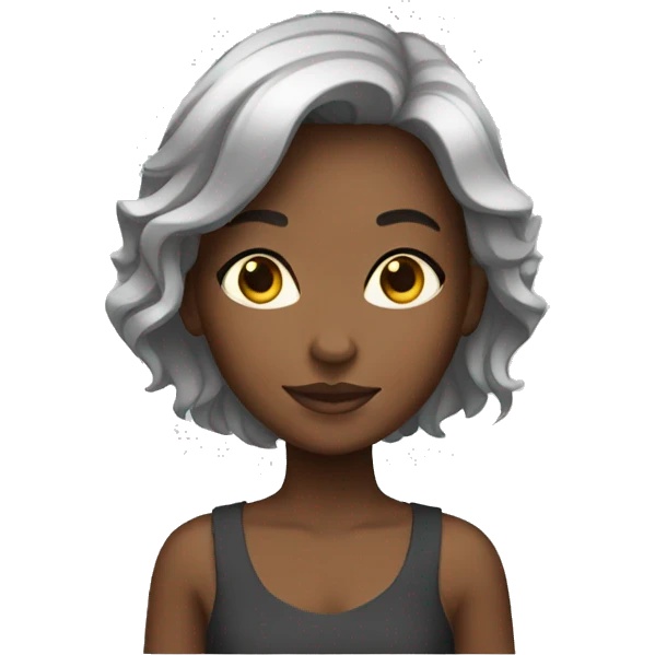 Menina negra emoji