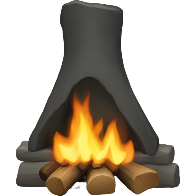 camp fireplace emoji