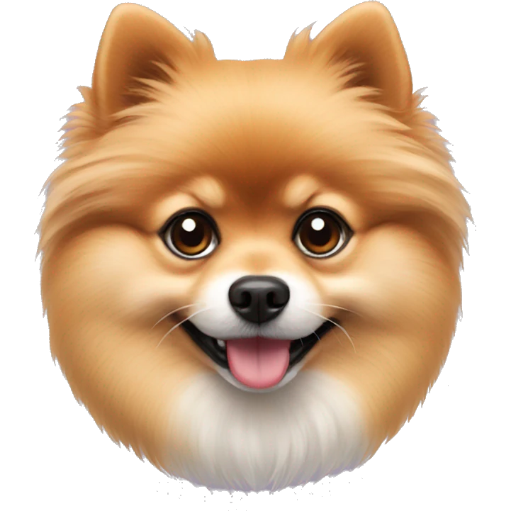 Pomeranian small dog emoji