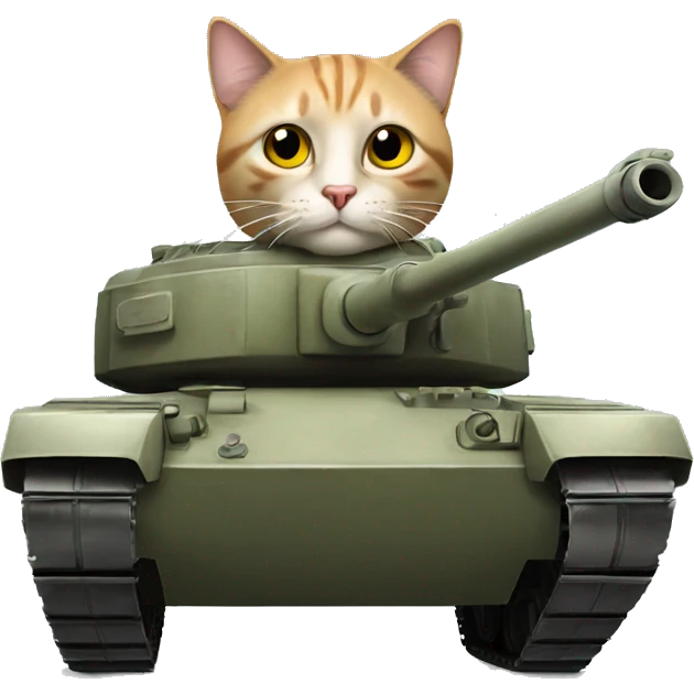 Cat in a tank emoji