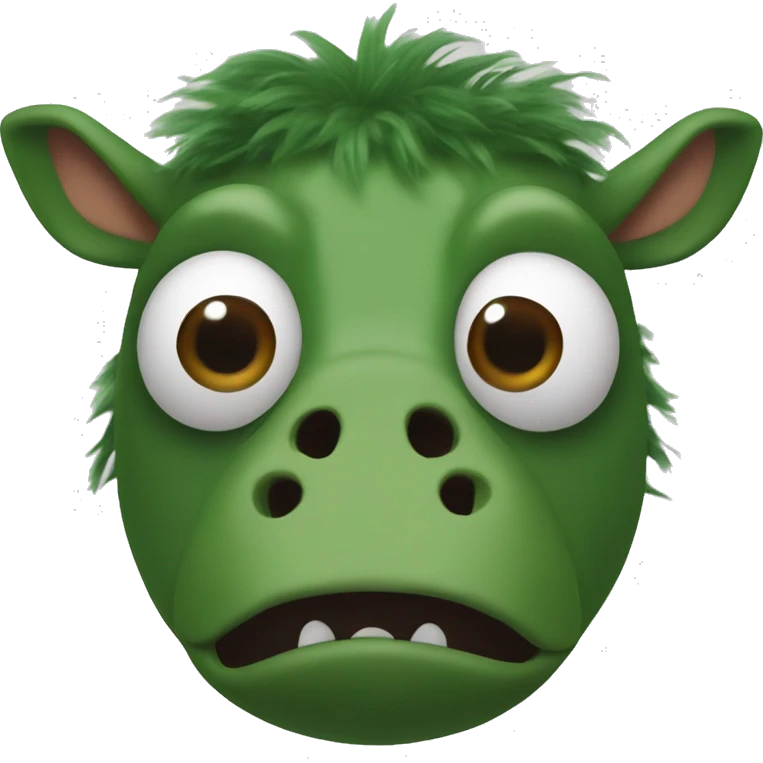 The gruffalo green wart on nose emoji