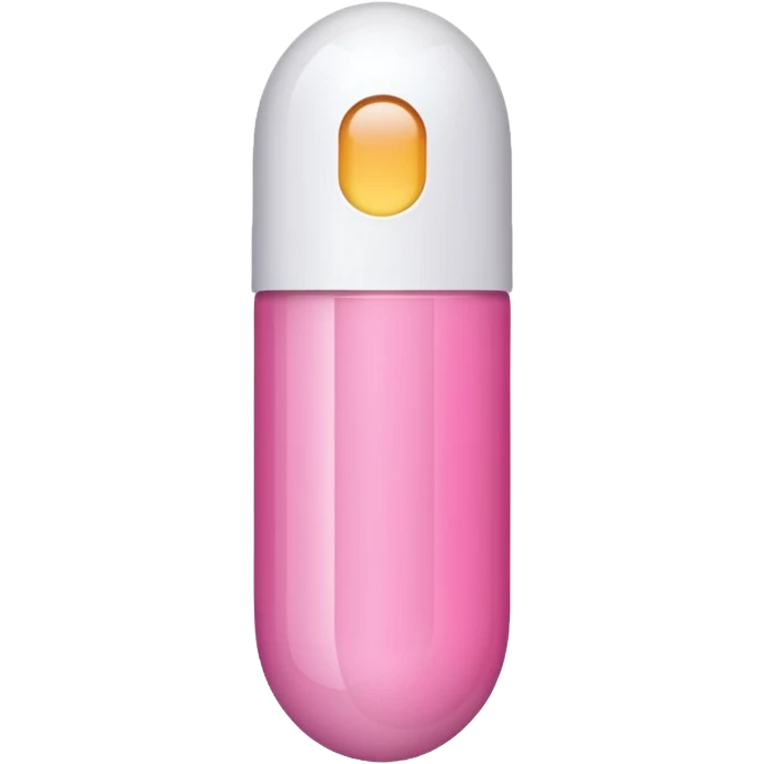 pink and white capsule emoji