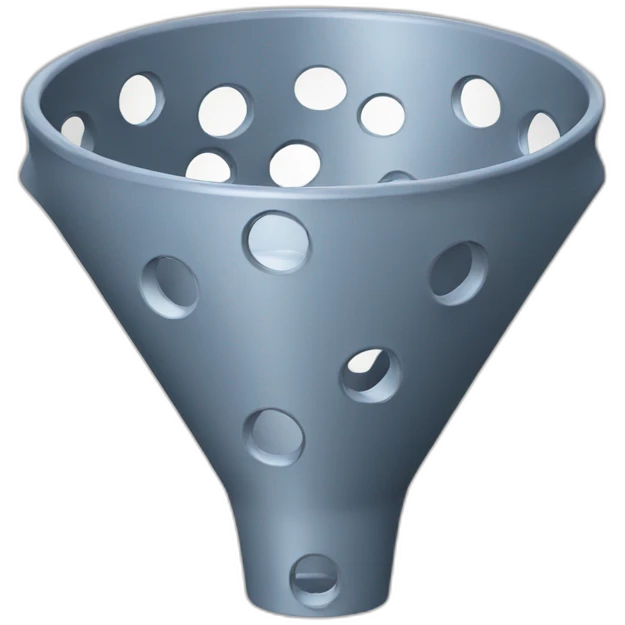 funnel with holes emoji
