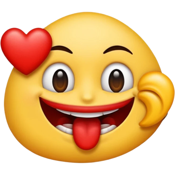 Emoji, con el dedo en la boca sexy emoji