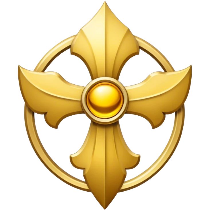 Deacon emblem with a touch of yellow emoji