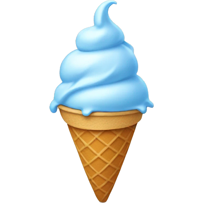 Ice cream cone emoji