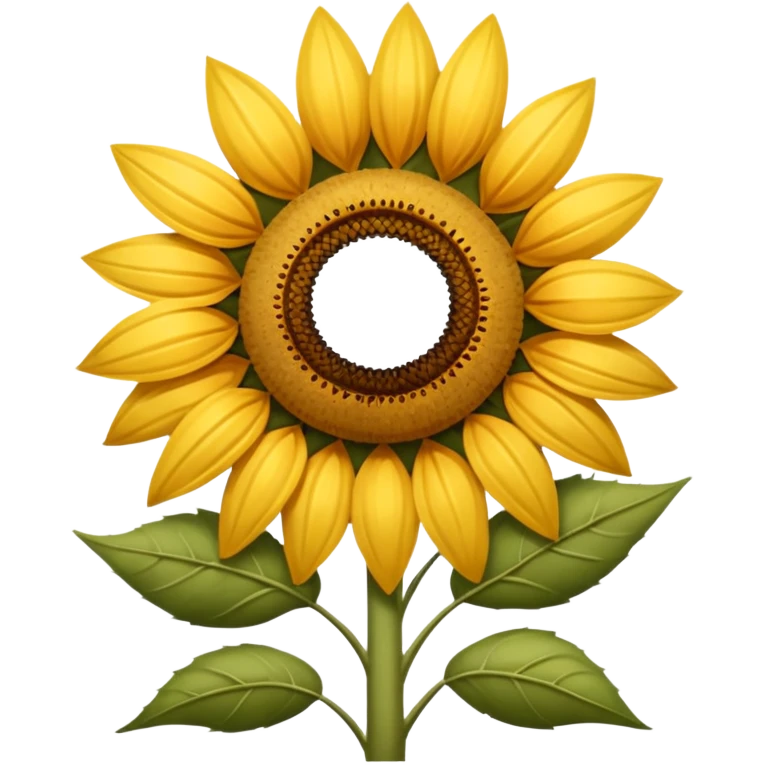 A sunflower seed emoji