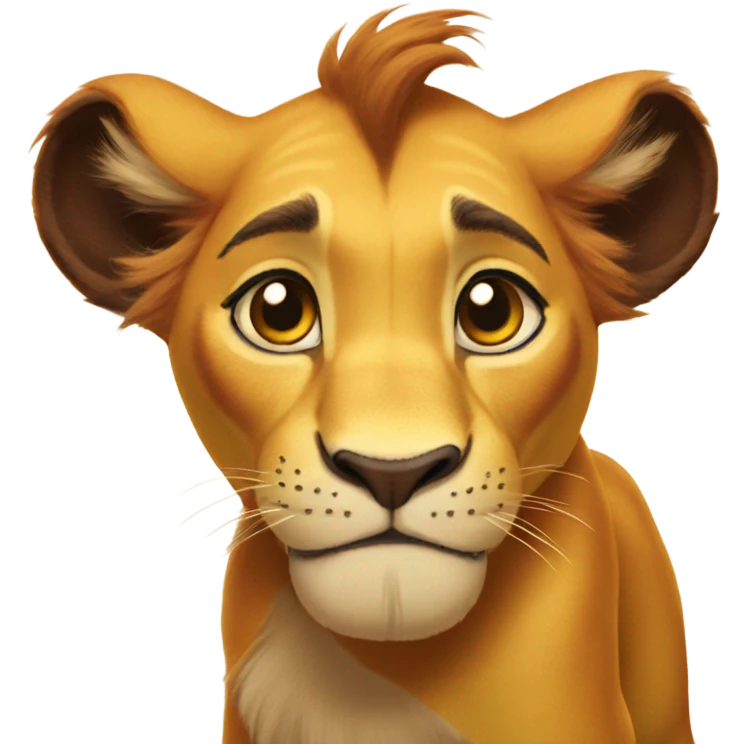 Lion king simba emoji