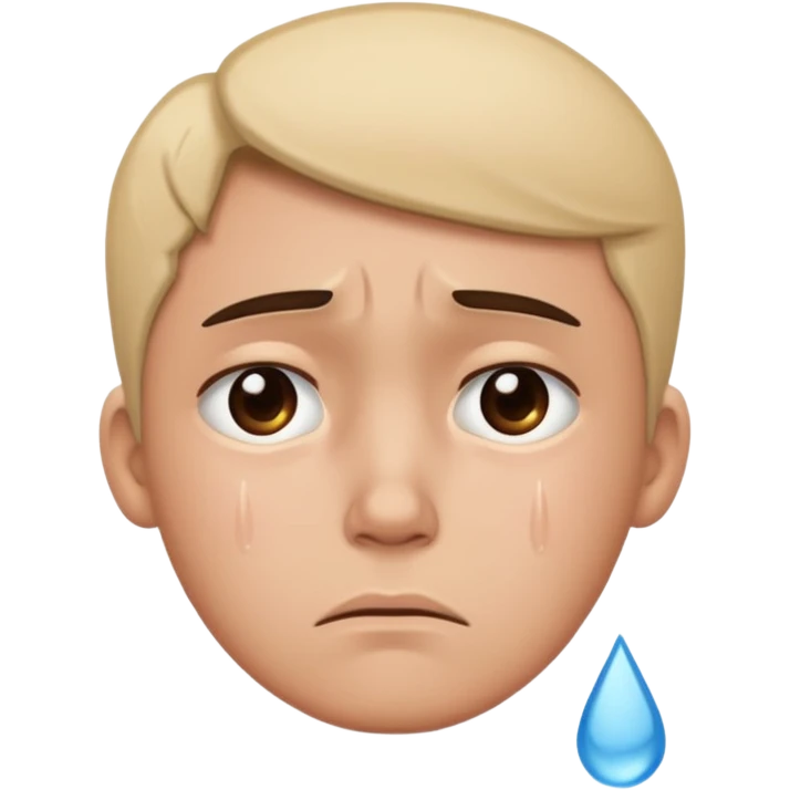 Sadness - feeling of sorrow or unhappiness emoji