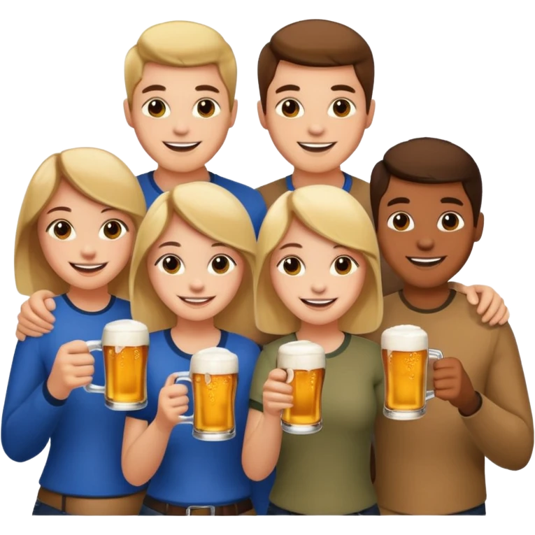 young people drinking  emoji