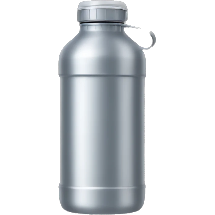 A water bottle is a portable container designed to hold and transport water or other beverages emoji