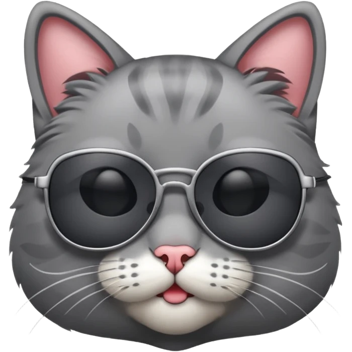 Cat wearing sunglasses emoji