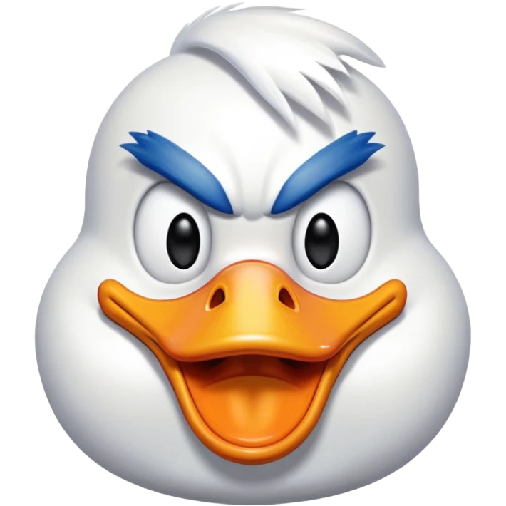Bad donald duck emoji