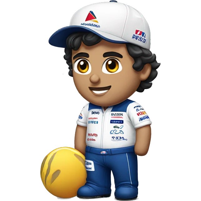 Carlos sainz in a Williams shirt emoji