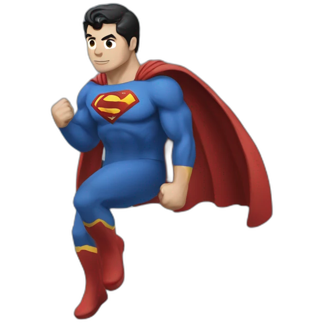 superman training emoji